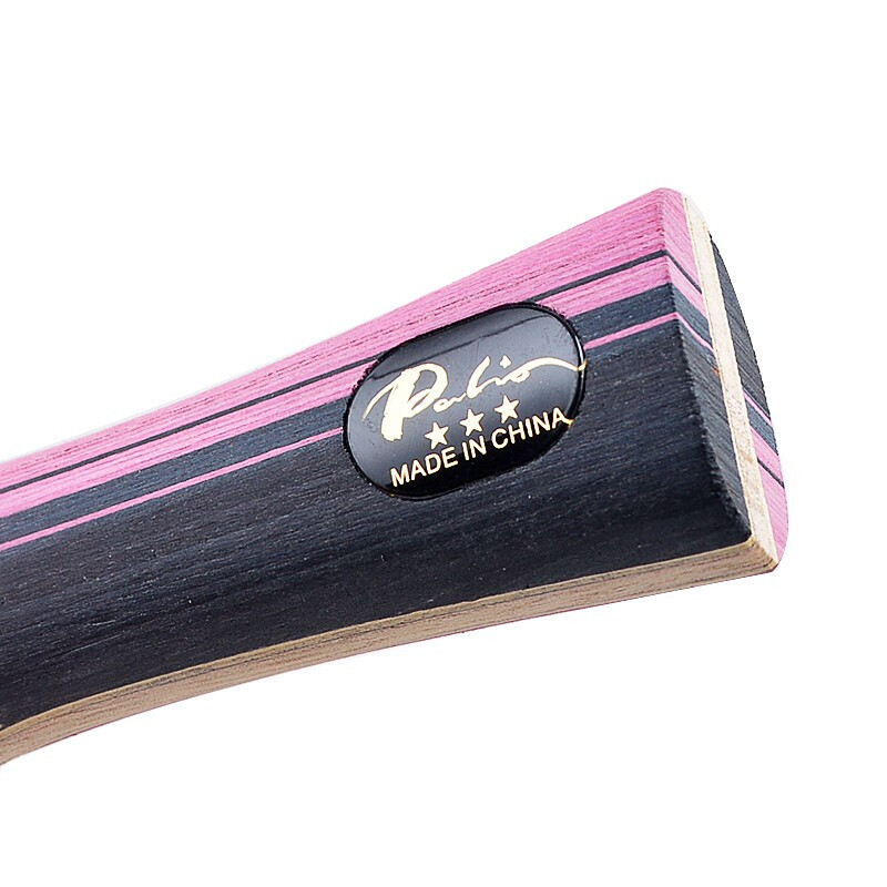 Oriģinālā PALIO 3 zvaigžņu oglekļa galda tenisa rakete ar CJ8000 gumijas cilpu ofensive Spin Attack galda tenisa nūja ar somu