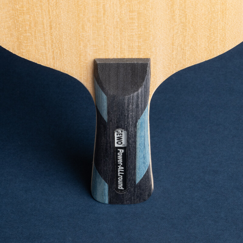 Originali GEWO POWER ALLROUND stalo teniso ašmenų raketė su 5 sluoksnių medienos valdymu, subalansuota stalo teniso lazdos irklentė