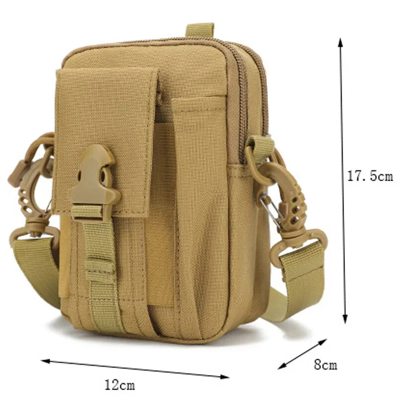 Nešiojamas pečių krepšys Vyriškas lauko sportinis telefono dėklas Mažas Molle liemens krepšys Kelionės Stovyklavietės Žygiai Medžioklė EDC Įrankiai Juosmens komplektas