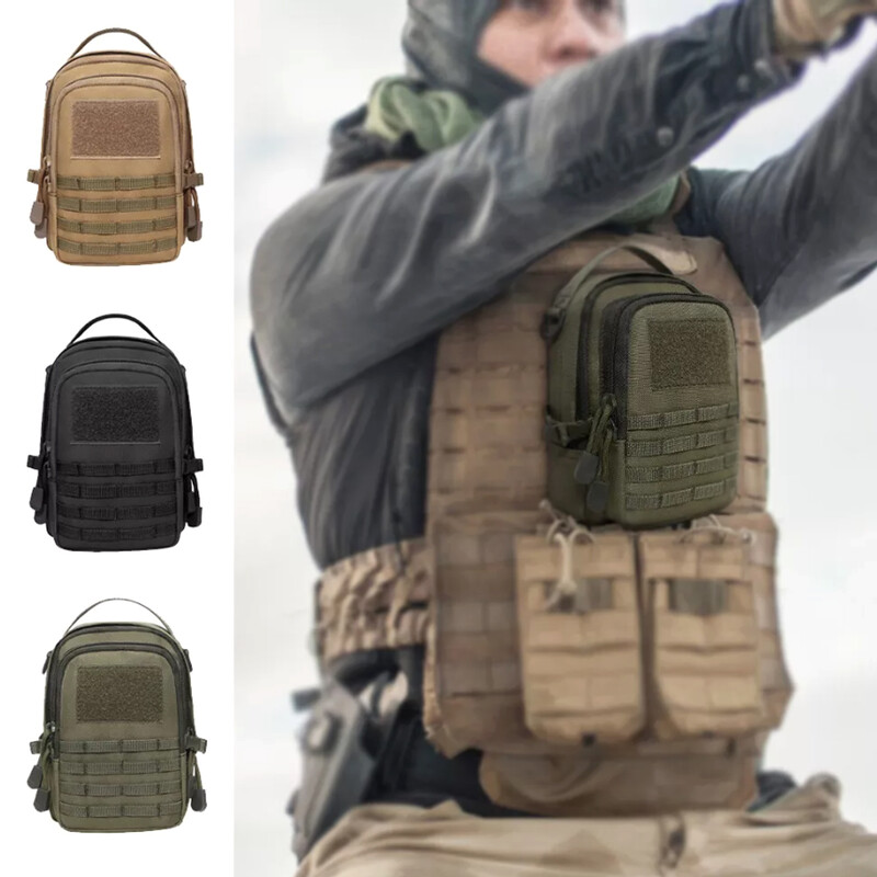 Tactical Molle Bag Priedai Krepšys Žurnalas Krepšys Juosmens Krepšys Lauke Atsparus Vandeniui Aukšta Kokybė Didelė Talpa