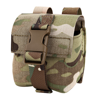 KRYDEX Tactical MOLLE Frag Grenad Pouch Vidukļa jostas glabāšanas soma Maza ērta armijas EDC cimdu maciņa Airsoft medību šaušanas aprīkojums