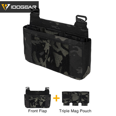 IDOGEAR Tactical DOPE eesmine klapikott esipaneeli kott FCPC FCSK Style 5,56 kolmekordse magikotiga