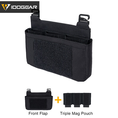 IDOGEAR Tactical DOPE eesmine klapikott esipaneeli kott FCPC FCSK Style 5,56 kolmekordse magikotiga
