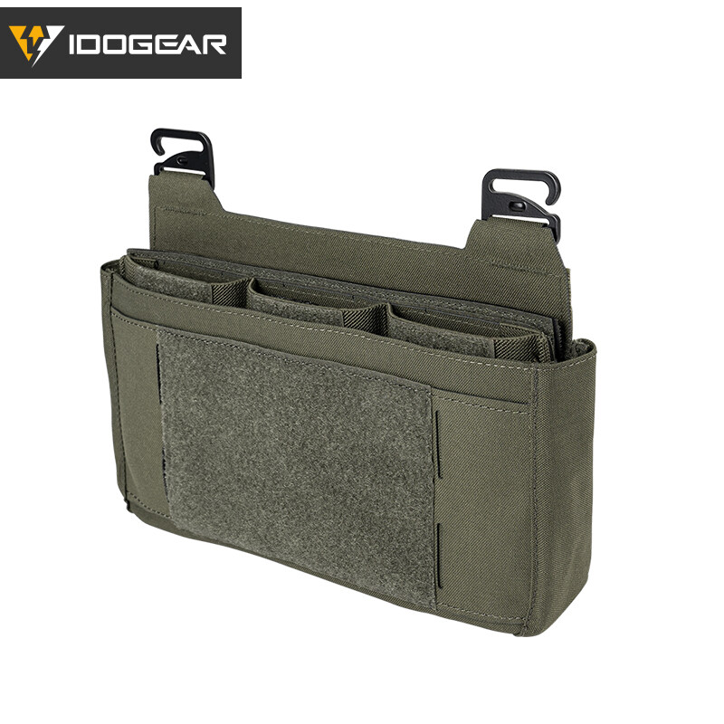 IDOGEAR Tactical DOPE priekinio atvarto maišelis priekinio skydelio krepšys FCPC FCSK stiliaus su 5,56 trigubu magu maišeliu