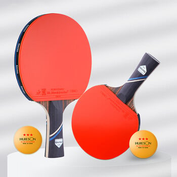 Ρακέτα πινγκ πονγκ KOKUTAKU X6 7 Layer Ebony Blade with Pips-in Rubber Professional Offensive Ping Pong Paddle Fast Attack 1pc