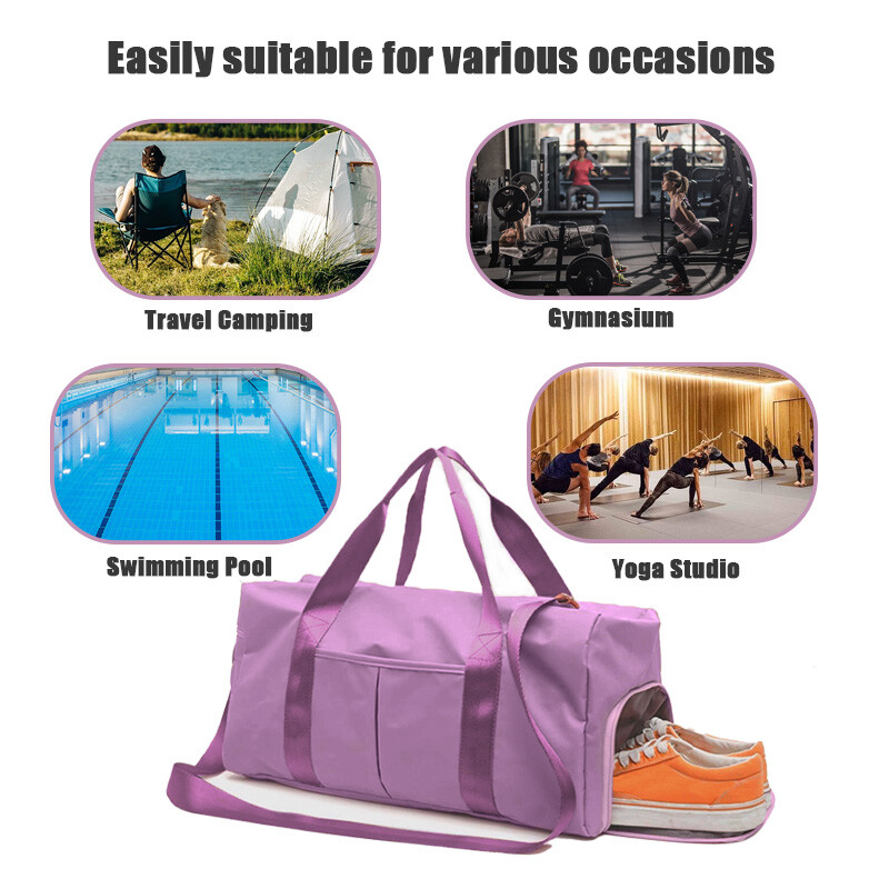 Meeste ja naiste reisispordikotid, tagataskuga pagas, kingakarp, treening, fitness, jooga