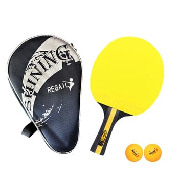 REGAIL1pcs Pure Colorful Racket Pimples In Rubber Professional Original Ρακέτες πινγκ πονγκ 4 αστέρων Ping Pong στο Paddle with Bag