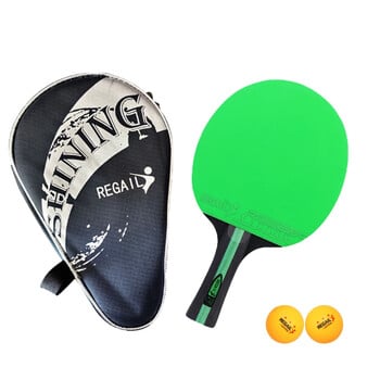 REGAIL1pcs Pure Colorful Racket Pimples In Rubber Professional Original Ρακέτες πινγκ πονγκ 4 αστέρων Ping Pong στο Paddle with Bag