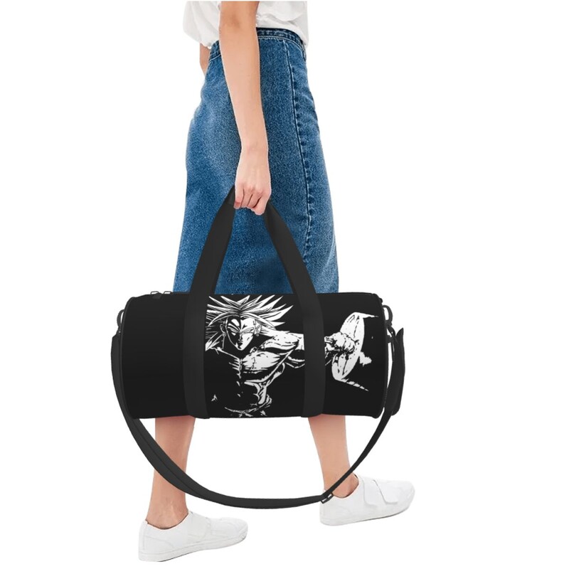 Anime sporta zāle motivējošas sporta somas Smieklīgas apmācības sporta soma ar apaviem Smieklīgas rokassomas vīriešu sieviešu dizaina Oksfordas fitnesa soma