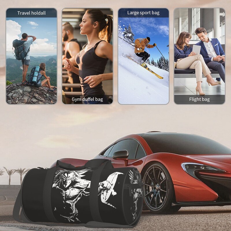 Anime sporta zāle motivējošas sporta somas Smieklīgas apmācības sporta soma ar apaviem Smieklīgas rokassomas vīriešu sieviešu dizaina Oksfordas fitnesa soma