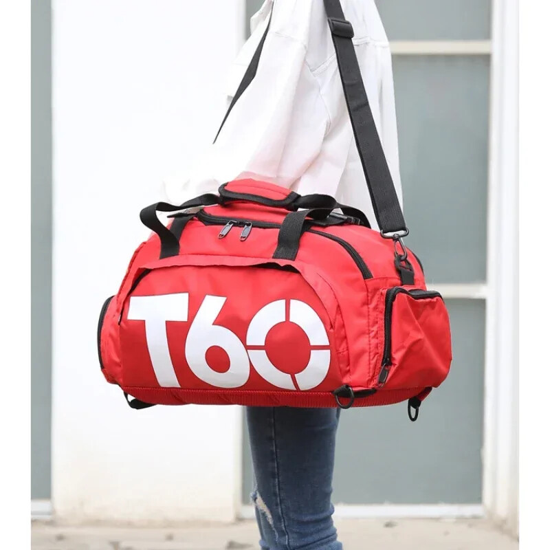 T60 ūdensnecaurlaidīgas sporta somas vīriešiem sievietēm molle fitnesa treniņu mugursomas Daudzfunkcionālas ceļojumu/bagāžas bolsa plecu rokassomas