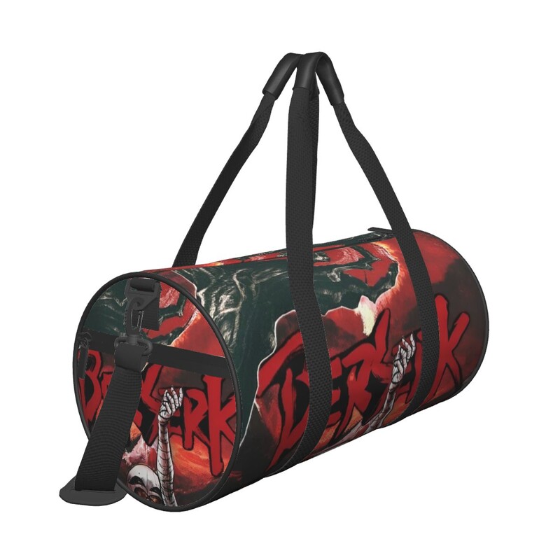 Jaapan Anime Bereserk Jõusaalikott Mange Reisikoolitus Spordikotid Meeste disain kingadega Vintage Fitness Bag Oxford käekotid