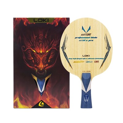 LOKI RXTON 5 Pro Province πινγκ πονγκ Λεπίδα ενσωματωμένη ίνα από βασάλτη άνθρακα 5 ξύλο 2 άνθρακα ρακέτα πινγκ πονγκ & γρήγορη επίθεση