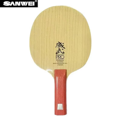 Γνήσια λεπίδα επιτραπέζιας αντισφαίρισης SANWEI V5 Pro 7 στρώσεων Pure Wood OFF+ Blade Ping Pong Professional Offensive Attack με Loop Drive