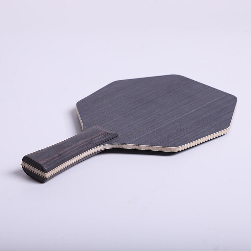 „Cybershape“ šešiakampis grynos medienos kaulinės medžiagos stalo teniso ašmenys 7 sluoksnių „Popla“ stalo teniso raketė treniruotėms