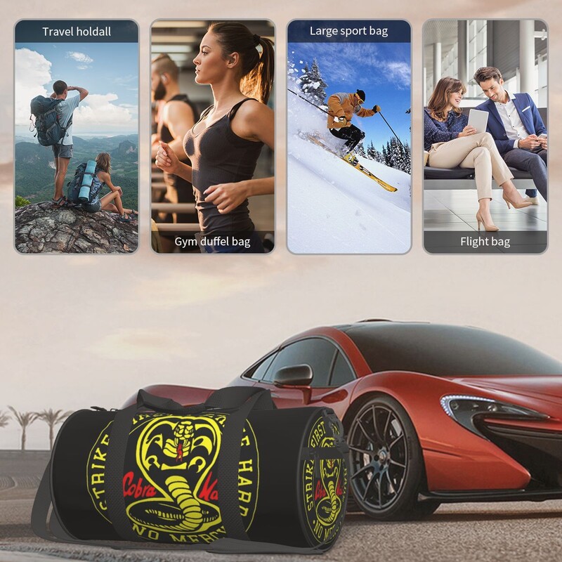 Cobra Kai Jõusaalikott Karates Lastele Võitluskunstid Õuespordi Kotid Jõusaali Aksessuaarid Pagasikujundus Käekott Treeningkott meestele Naised