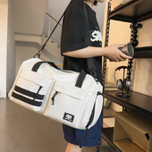 Lielas ietilpības sporta zāles rokassoma Fitnesa treniņu somas Wet Dry Separation Sport plecu pakete ar apavu kabatas ūdensnecaurlaidīgām jogas somām