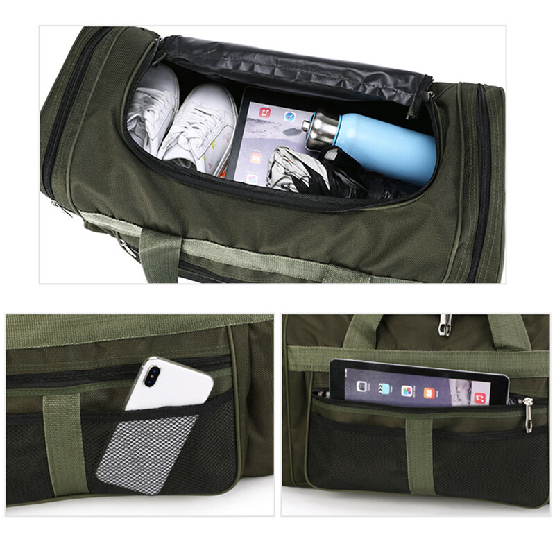 Suure mahutavusega sporditreeningu kott meestele välijooga jõusaali pagasikott Messengeri multifunktsionaalsed reisitreeningu õlakotid