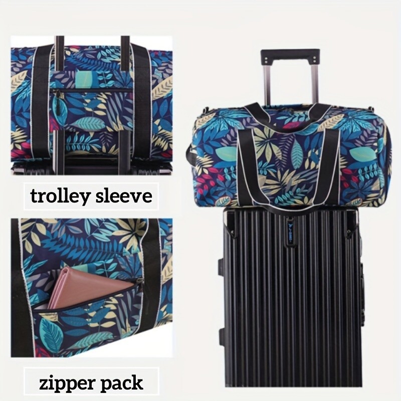 Fitnesa vingrošanas soma ceļojumu mugursoma sievietēm uz pleciem āra jogas soma treniņu lapu apdrukai soma Crossbody Dry Wet Weekender Duffel