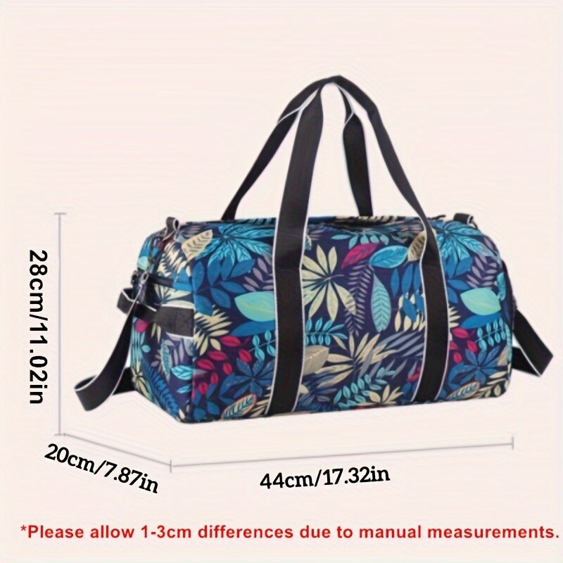 Fitnesa vingrošanas soma ceļojumu mugursoma sievietēm uz pleciem āra jogas soma treniņu lapu apdrukai soma Crossbody Dry Wet Weekender Duffel