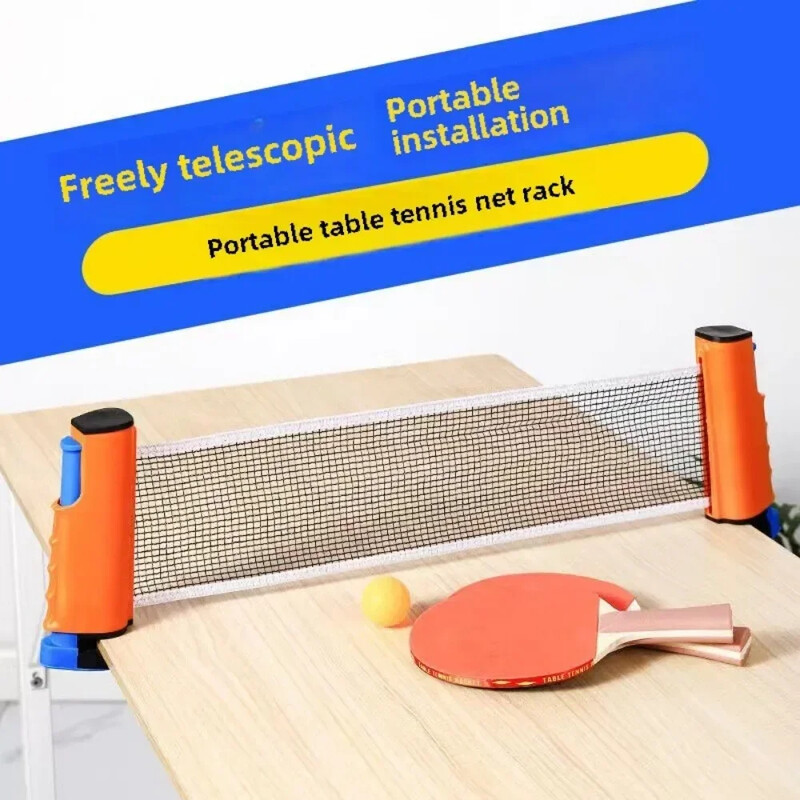 Stalo teniso tinklelio rėmas, ištempiamas stulpas, stalo teniso tinklelis