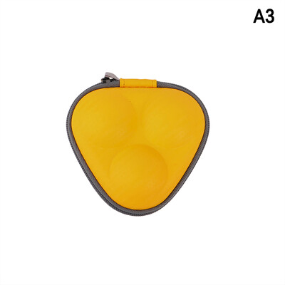 Galda tenisa kastes futrālis 3 galda tenisa bumbiņas uzglabāšanas soma cietās kastes PU organizators iekštelpu sporta galda tenisa piederumi, ūdensizturīgi