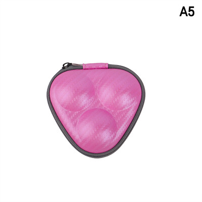 Galda tenisa kastes futrālis 3 galda tenisa bumbiņas uzglabāšanas soma cietās kastes PU organizators iekštelpu sporta galda tenisa piederumi, ūdensizturīgi