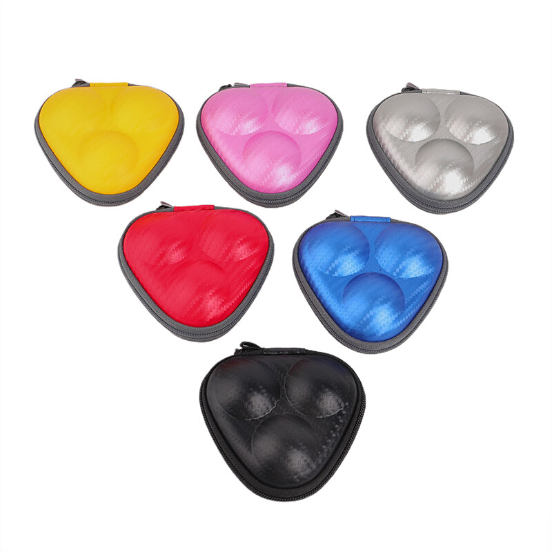 Galda tenisa kastes futrālis 3 galda tenisa bumbiņas uzglabāšanas soma cietās kastes PU organizators iekštelpu sporta galda tenisa piederumi, ūdensizturīgi