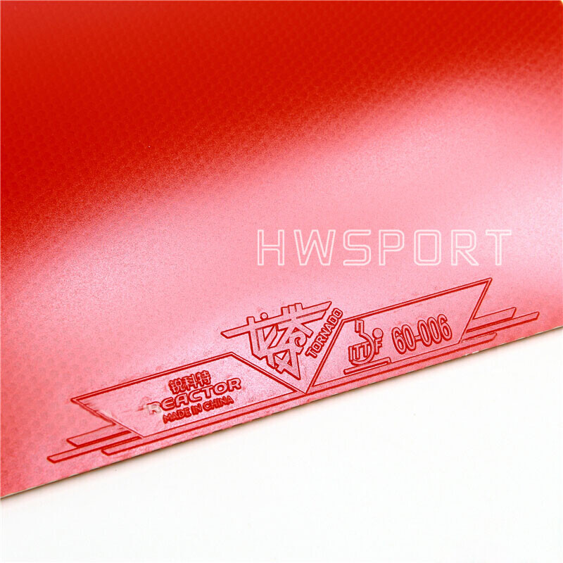 REACTOR Tornada V5 galda tenisa gumijas lipīga cilpa, uzbrūk galda tenisa gumija, vidēji cieta ar maksimālo iekšējo enerģijas sūkli