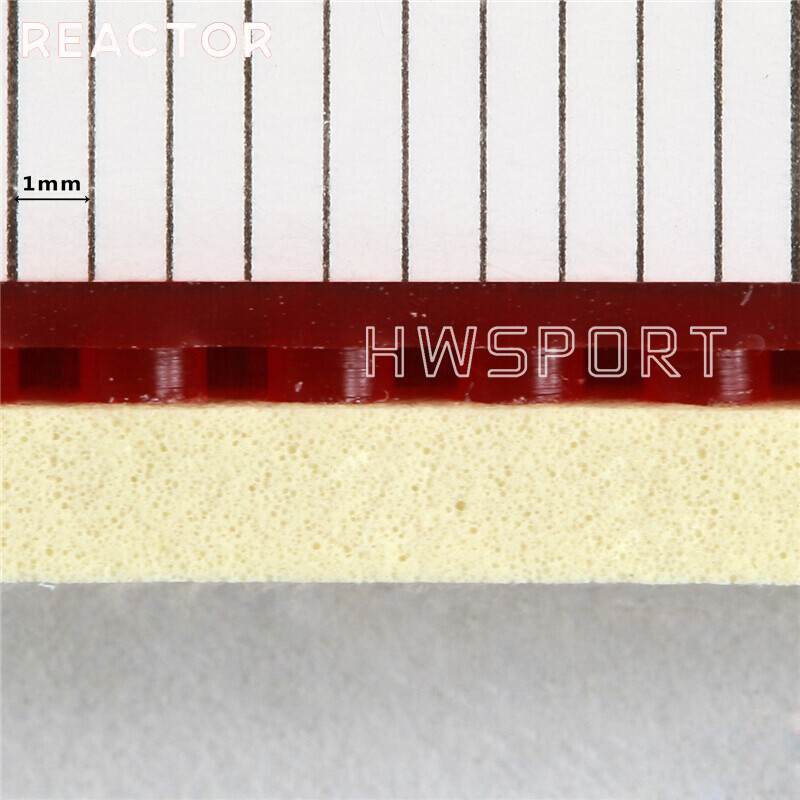 REACTOR Tornada V5 galda tenisa gumijas lipīga cilpa, uzbrūk galda tenisa gumija, vidēji cieta ar maksimālo iekšējo enerģijas sūkli