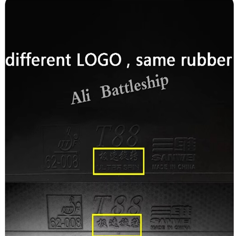 Oriģinālais SANWEI ULTRA SPIN galda tenisa gumijas T88 spin kontroles cilpas galda tenisa sūklis