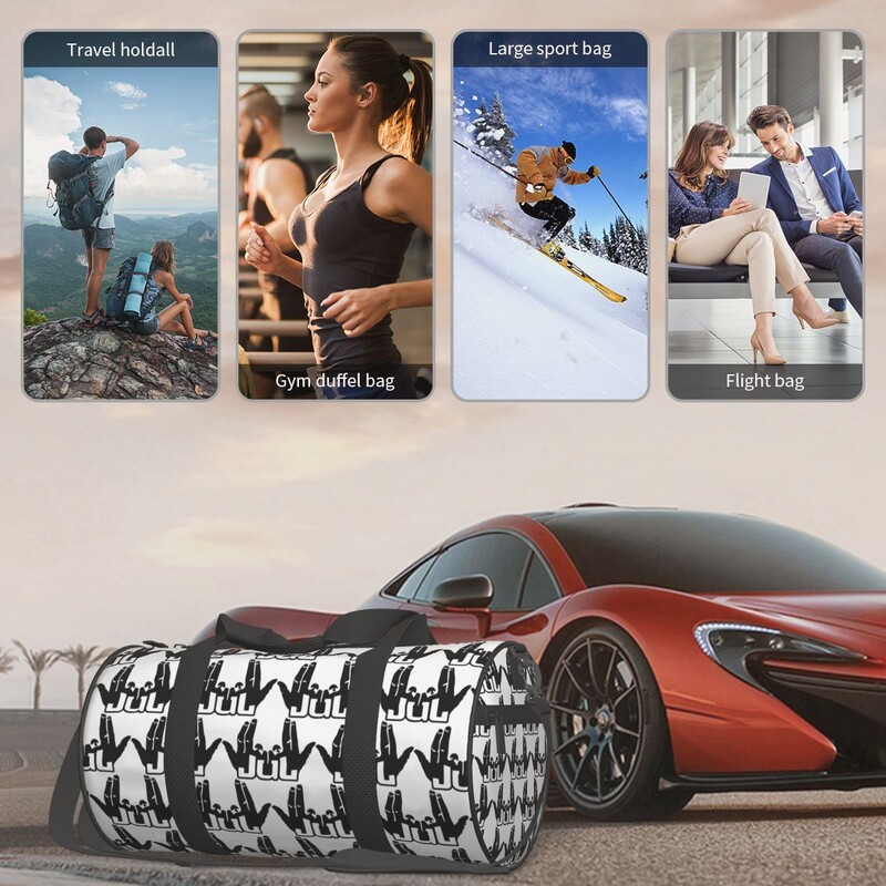 Jūl Sign Reperis (1) Sporta soma nedēļas nogales sporta somas ar apaviem Ceļojumu apmācības dizaina rokassomiņa Jaunums Fitnesa soma vīriešiem