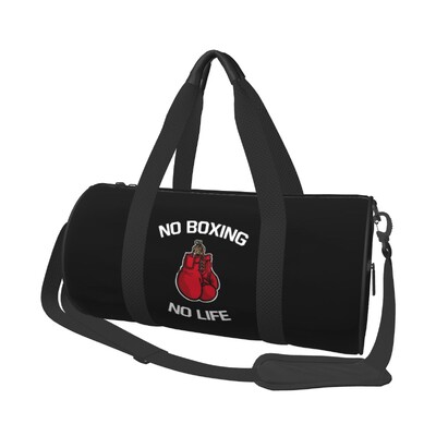 No Boxing No Life Gym Bag Training Cool Training Sportiniai Krepšiai Poros Dizainas Sporto Salės Priedai Grafinis Sporto Krepšys Nešiojamos Rankinės