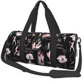 Vingrošanas meitene Krāsains Raksts Mūsdienīga sporta vingrošanas soma Ūdensnecaurlaidīga sporta soma ar apaviem Rokassoma Krāsaina fitnesa soma vīriešiem