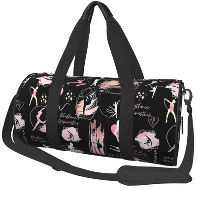 Vingrošanas meitene Krāsains Raksts Mūsdienīga sporta vingrošanas soma Ūdensnecaurlaidīga sporta soma ar apaviem Rokassoma Krāsaina fitnesa soma vīriešiem