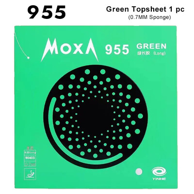 YINHE 955 Stalo teniso gumos ilgi spuogai, apsaugantys nuo sukimosi stalo teniso gumos lakštas 955 OX/0,7 mm kempinė, profesionali ilga spuogų guma