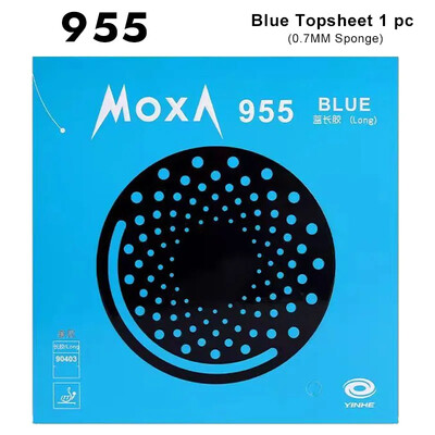 YINHE 955 Stalo teniso gumos ilgi spuogai, apsaugantys nuo sukimosi stalo teniso gumos lakštas 955 OX/0,7 mm kempinė, profesionali ilga spuogų guma