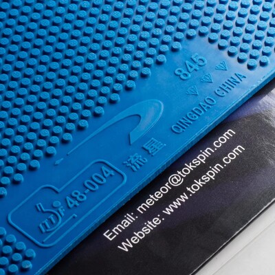 METEOR 845 PRO zils sūklis galda teniss, gumijas ātri uzbrūkošs, uzbrūkošs, īss, iekšējās enerģijas galda tenisa sūklis