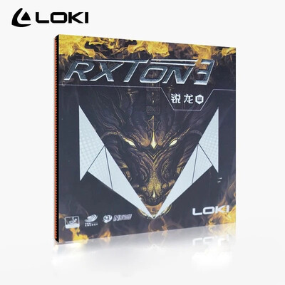 Originalūs LOKI RXTON 3 Red Sticky PRO stalo teniso guminiai stalo teniso guminiai kempinės stalo teniso pyragaičių kempinės stalo teniso priedai