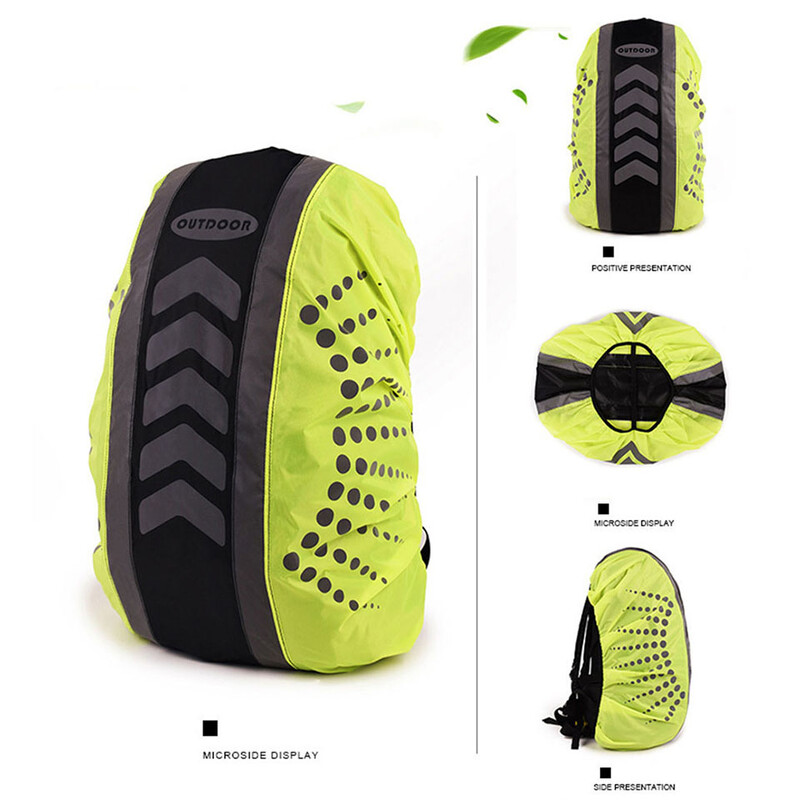 KoKossi 1vnt. Neperšlampamas lauko dangtelis Dviračių žygis Laipiojimas Kuprinės Apdangalas nuo lietaus naktinis šviesą atspindinti juostelė Apsauga nuo dulkių Unisex