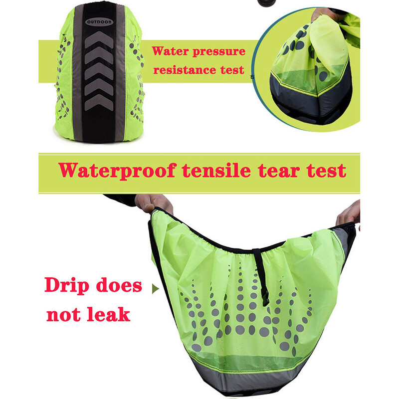 KoKossi 1vnt. Neperšlampamas lauko dangtelis Dviračių žygis Laipiojimas Kuprinės Apdangalas nuo lietaus naktinis šviesą atspindinti juostelė Apsauga nuo dulkių Unisex