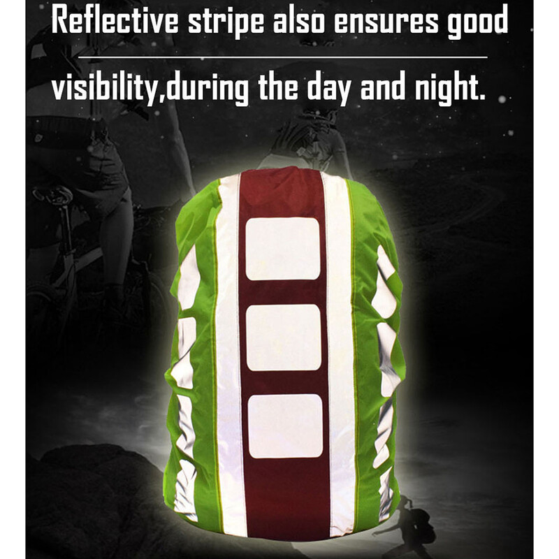 KoKossi 1vnt. Neperšlampamas lauko dangtelis Dviračių žygis Laipiojimas Kuprinės Apdangalas nuo lietaus naktinis šviesą atspindinti juostelė Apsauga nuo dulkių Unisex