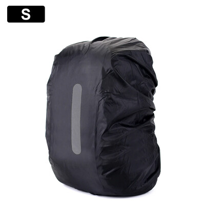 Atstarojošs ūdensnecaurlaidīgs mugursoma lietus pārsegs āra sportam nakts riteņbraukšanas drošības viegls lietus pārklājs soma kempings pārgājieniem 10-70L
