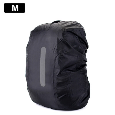 Atstarojošs ūdensnecaurlaidīgs mugursoma lietus pārsegs āra sportam nakts riteņbraukšanas drošības viegls lietus pārklājs soma kempings pārgājieniem 10-70L