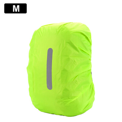 Atstarojošs ūdensnecaurlaidīgs mugursoma lietus pārsegs āra sportam nakts riteņbraukšanas drošības viegls lietus pārklājs soma kempings pārgājieniem 10-70L