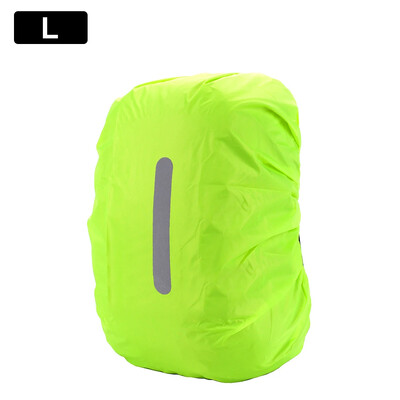 Atstarojošs ūdensnecaurlaidīgs mugursoma lietus pārsegs āra sportam nakts riteņbraukšanas drošības viegls lietus pārklājs soma kempings pārgājieniem 10-70L