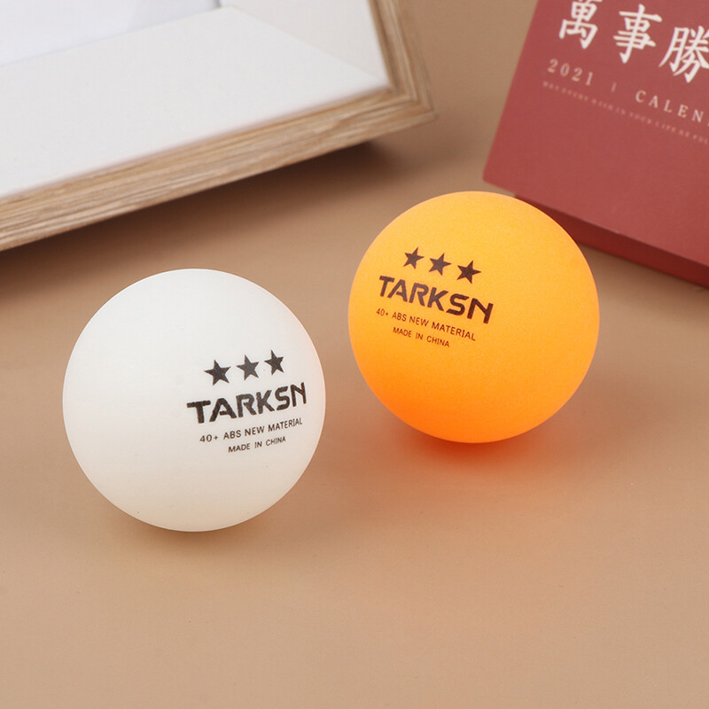10 vnt Naujos medžiagos ABS 40+ geltonos baltos spalvos stalo teniso kamuoliukai profesionalūs stalo teniso treniruočių kamuoliai 3 žvaigždučių