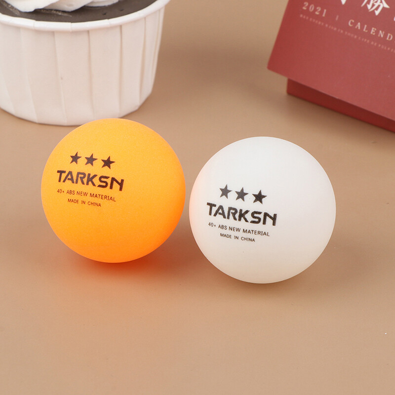 10 vnt Naujos medžiagos ABS 40+ geltonos baltos spalvos stalo teniso kamuoliukai profesionalūs stalo teniso treniruočių kamuoliai 3 žvaigždučių
