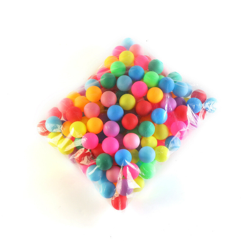 50 vnt Spalvotas matinis stalo tenisas PP medžiaga Loterija Loterija Pramogos Ballų Vakarėlis Pramogų Reikmenys