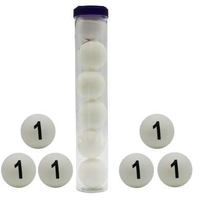 Skaitmeninis stalo teniso kamuoliukas, 6 vnt., keičiamas stalo teniso kamuoliukas, 3 žvaigždučių standartinis stalo teniso kamuoliukas, skirtas patalpoms / lauke